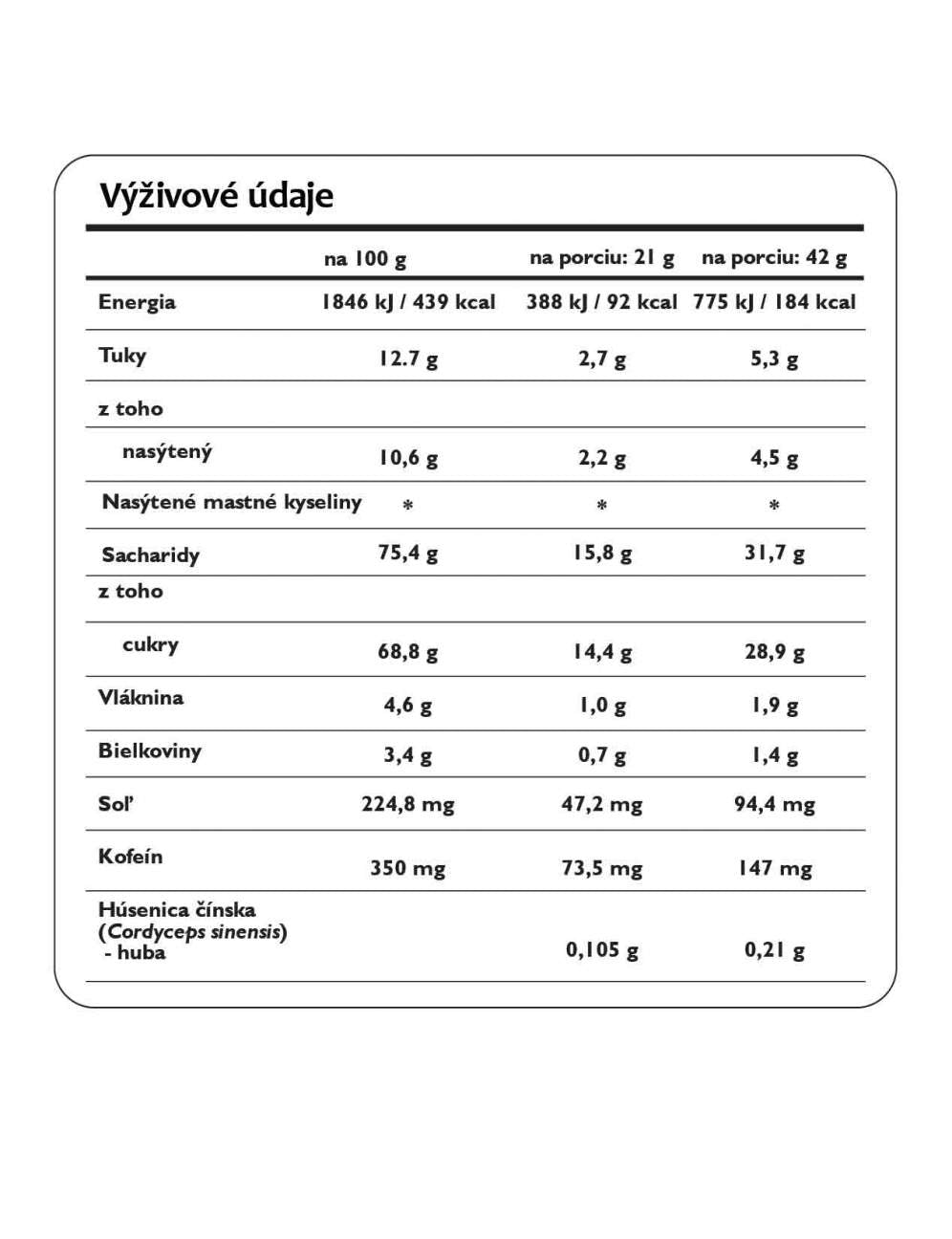 DXN CORDYCEPS BEVERAGE 3IN1 (BOISSON) E